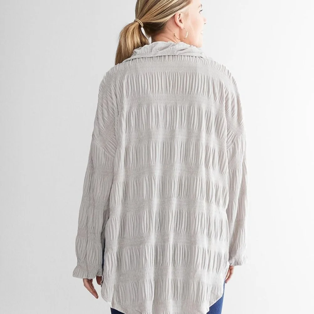 Free People My Best Top in Winter For Size Large Oversized Boho - Picture 4 of 12